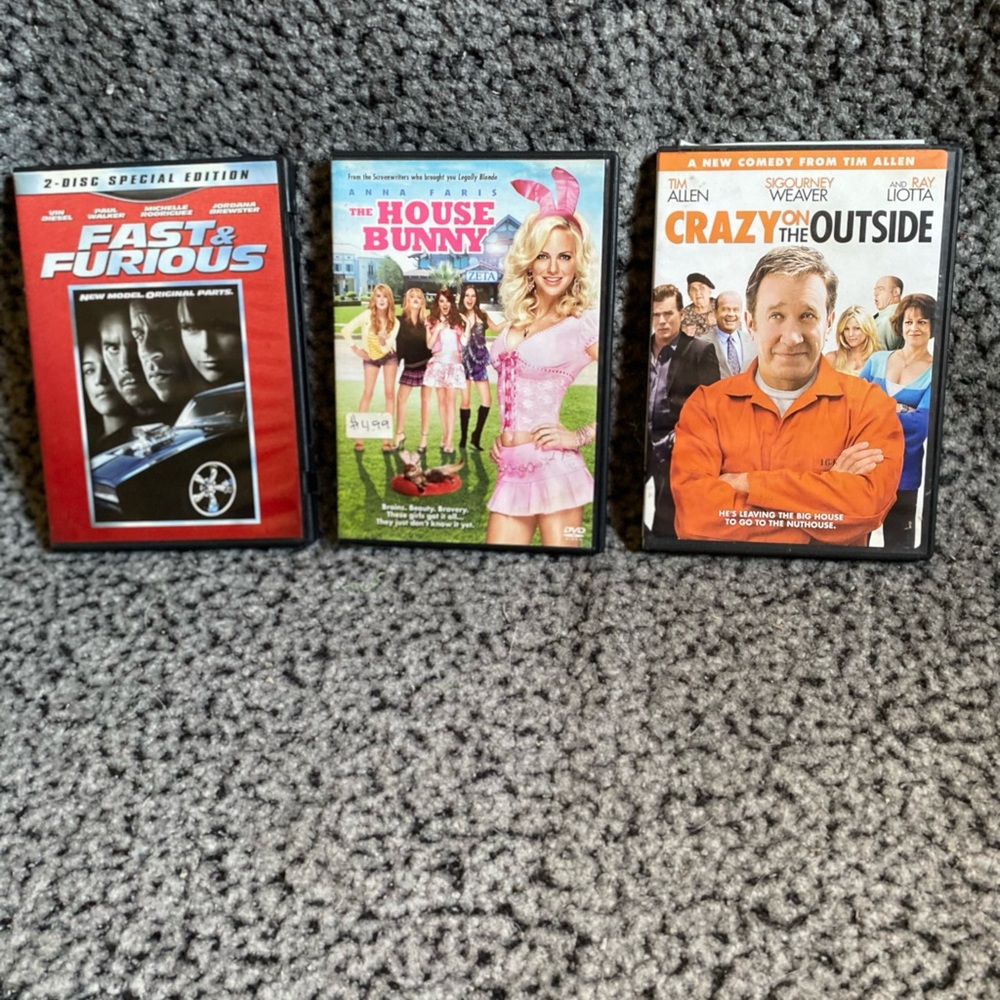 Fast & Furious, The House Bunny, Crazy on the Outside DVD Set